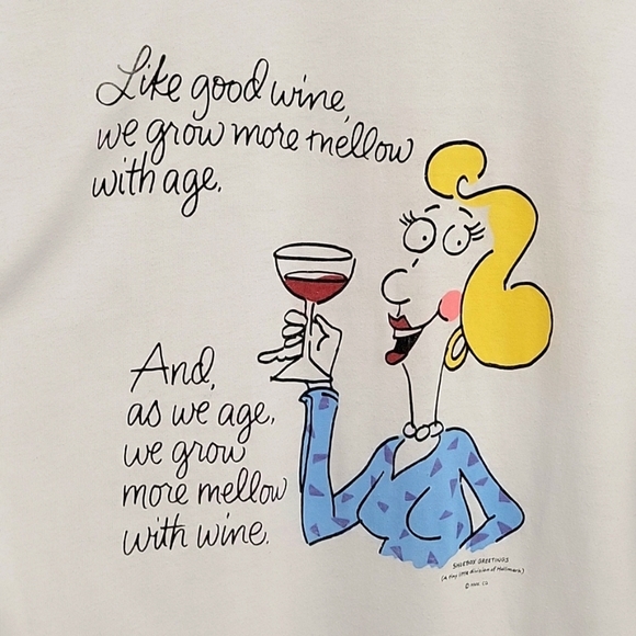 Graphic Wine Tee Size XL (46) - Picture 2 of 6